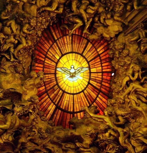 Gołębica w Bazylice św. Piotra